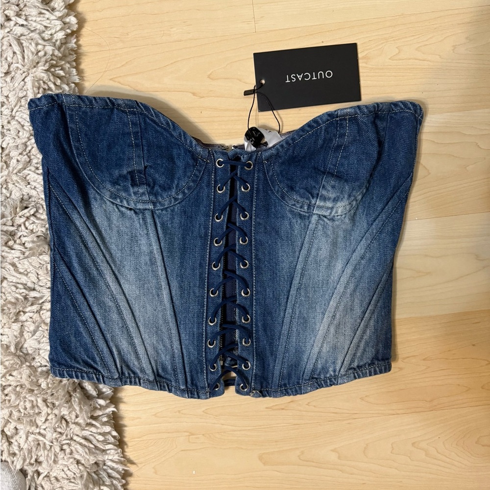 SOPHIE DENIM TOP